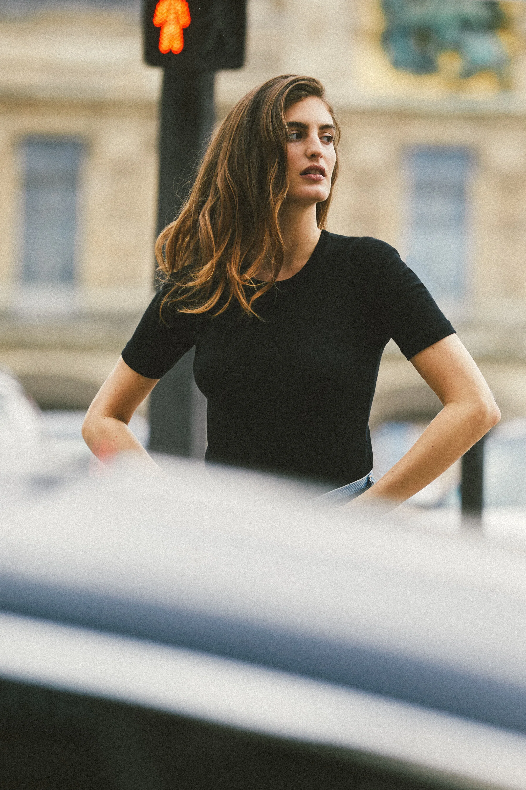 The Tasha T-Shirt in Black — REFINE